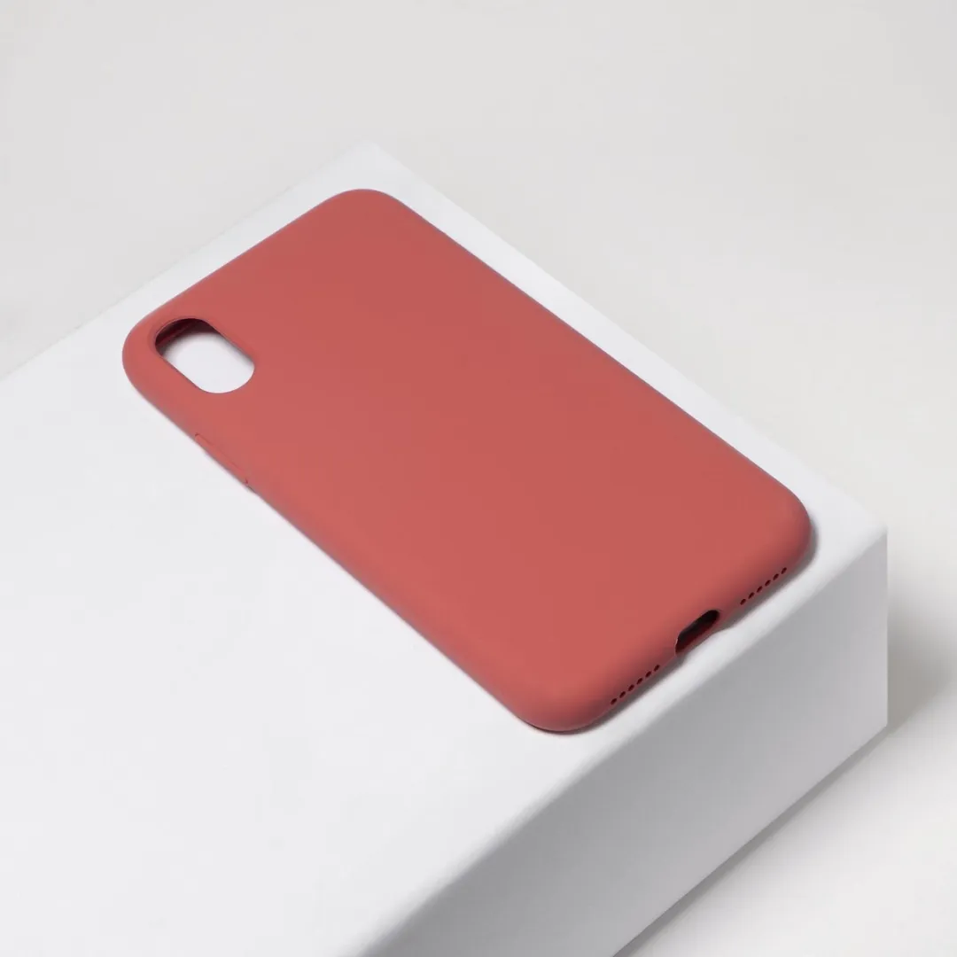 BMAX Siliconen Hoesje iPhone X/XS - Roze