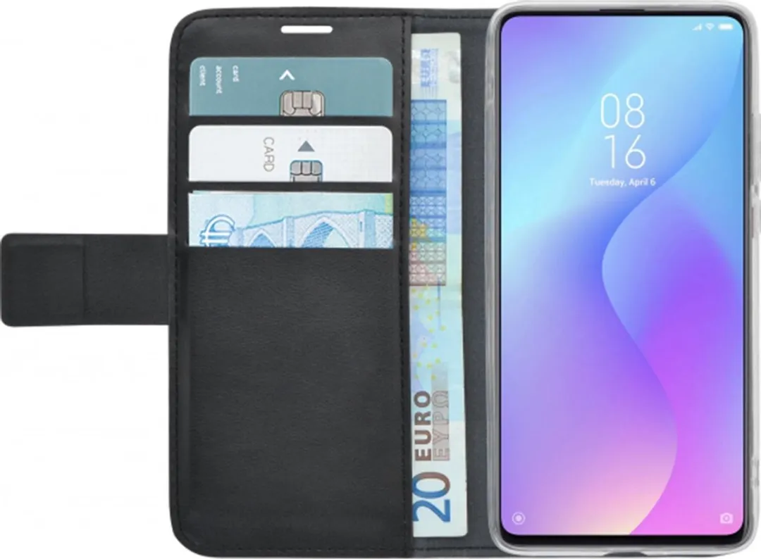 Azuri Xiaomi Mi 9T Walletcase XMI9T76086901 - Zwart
