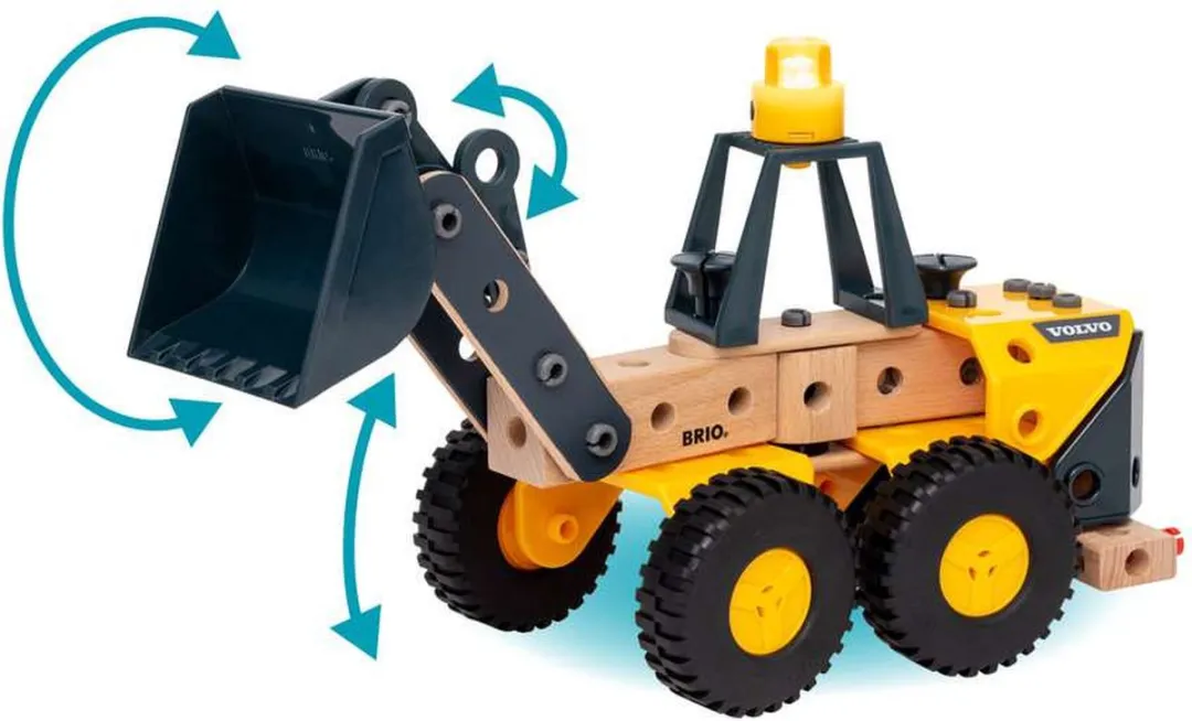 BRIO Builder Volvo Wheel Loader - 2 Onderdelen - Multicolor
