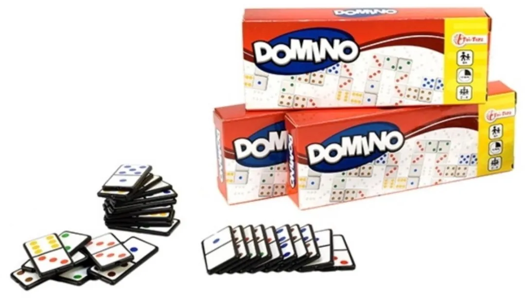 Toi-Toys Dominospel Cijfer/Kleur 51852A - 2-4 Spelers