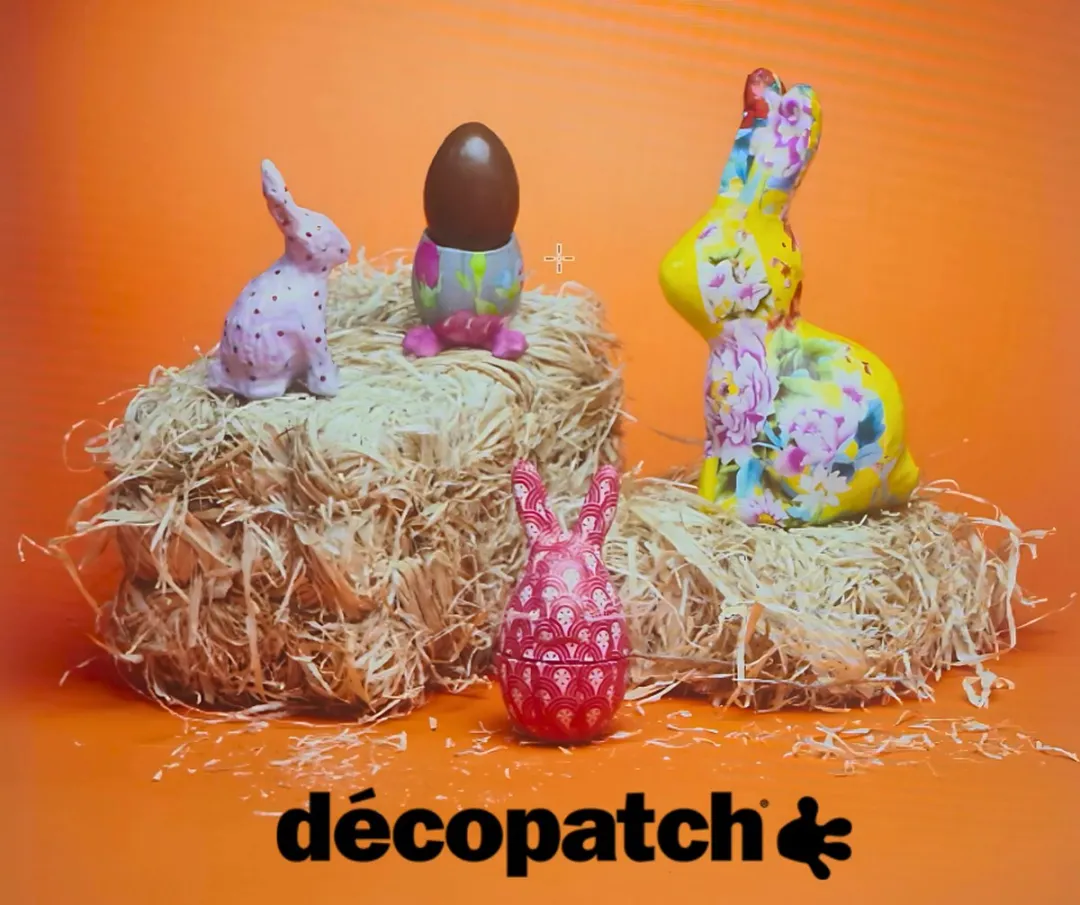 Decopatch Konijnen Eierdopje - Bruin