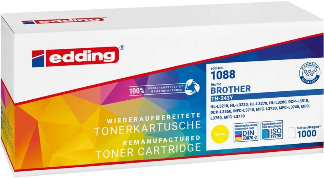 edding TN-243 Compatibel Geel Toner