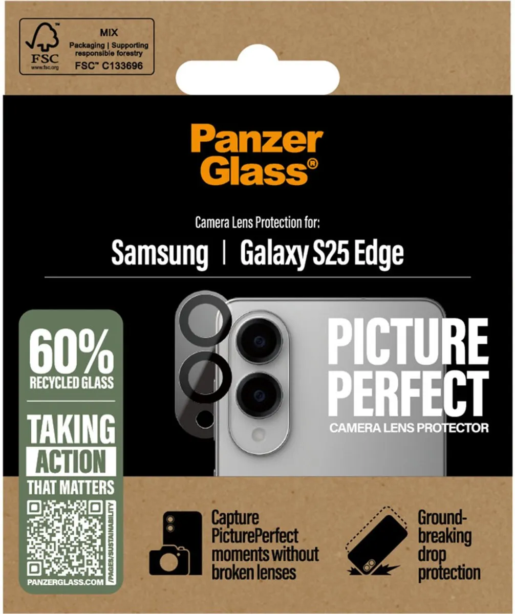 PanzerGlass PG69245 Screenprotector Samsung Galaxy S25 Edge - Camera