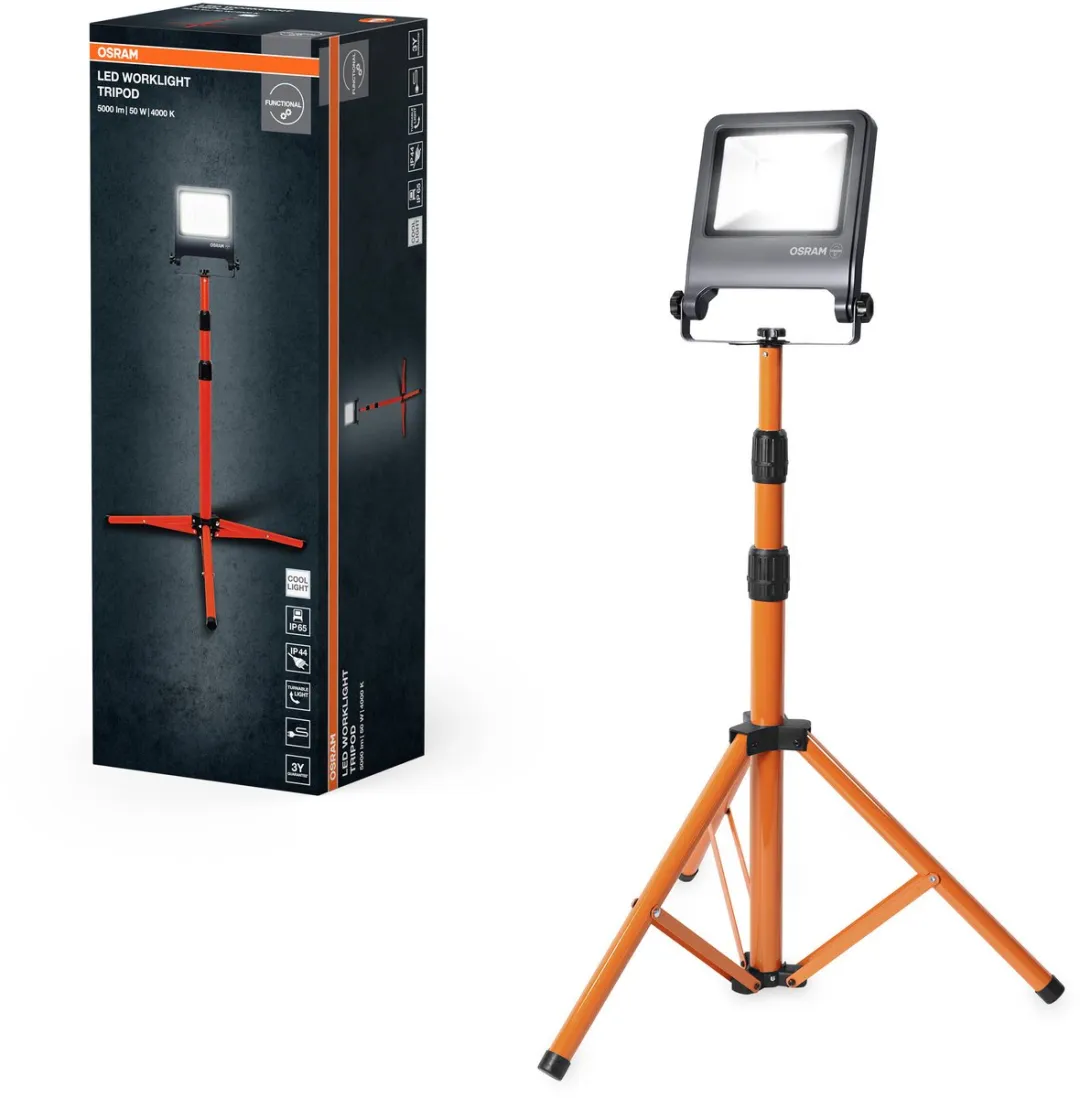 Osram LED Worklight Tripod 50W 4500lm - Donkergrijs