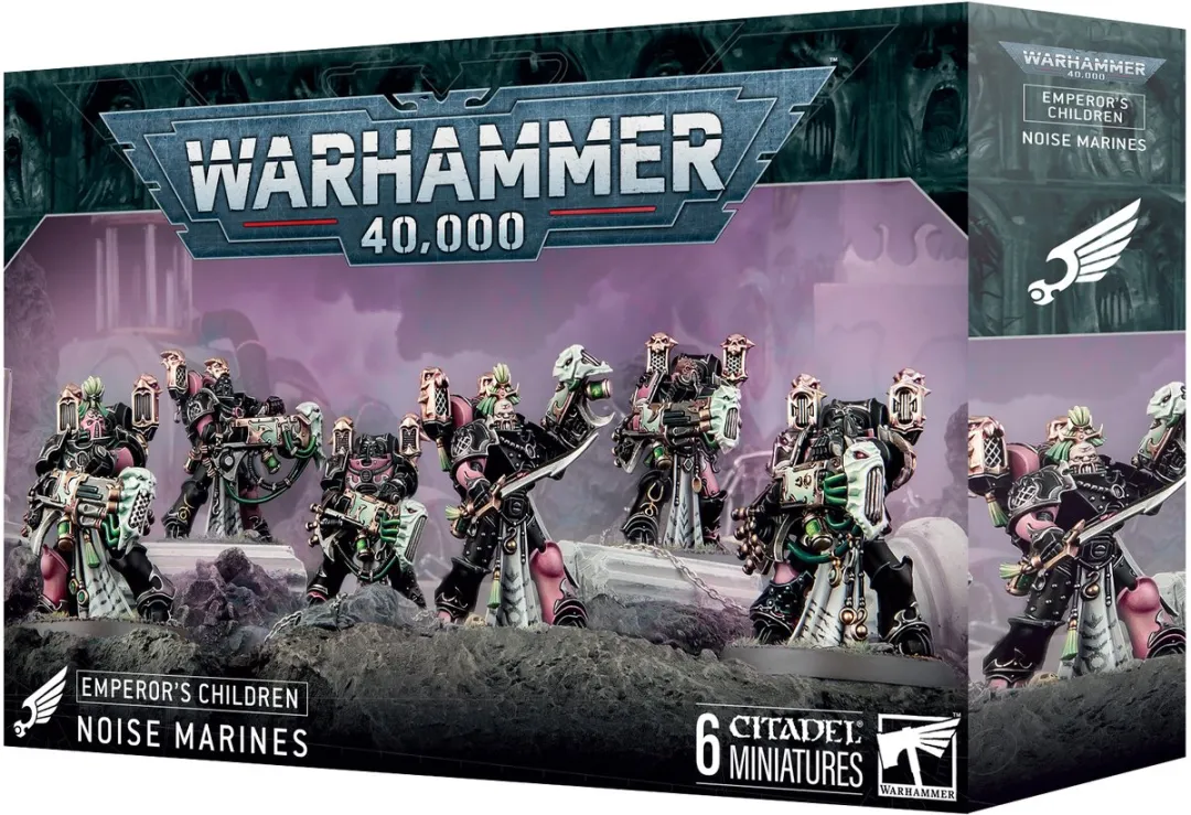 Games Workshop Warhammer 40K Emperor's Children Noise Marines 37-10