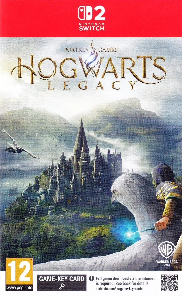 Warner Bros. Hogwarts Legacy Game-Key Card Switch 2