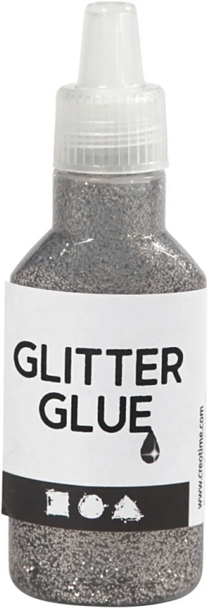 Creativ Company Glitterlijm Zilver 25ml