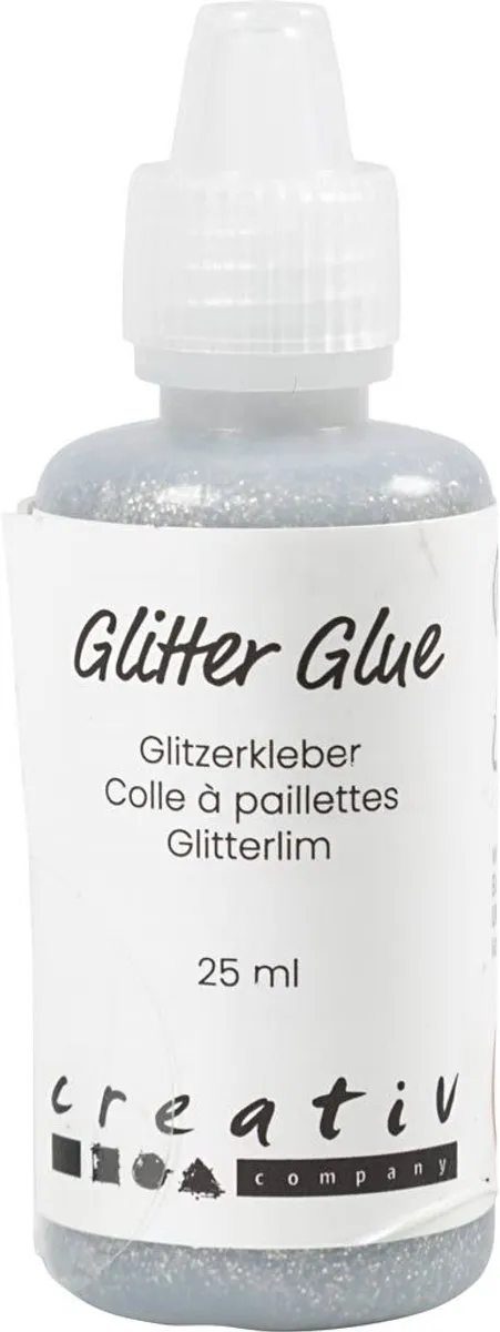 Creativ Company Glitterlijm Zilver 25ml