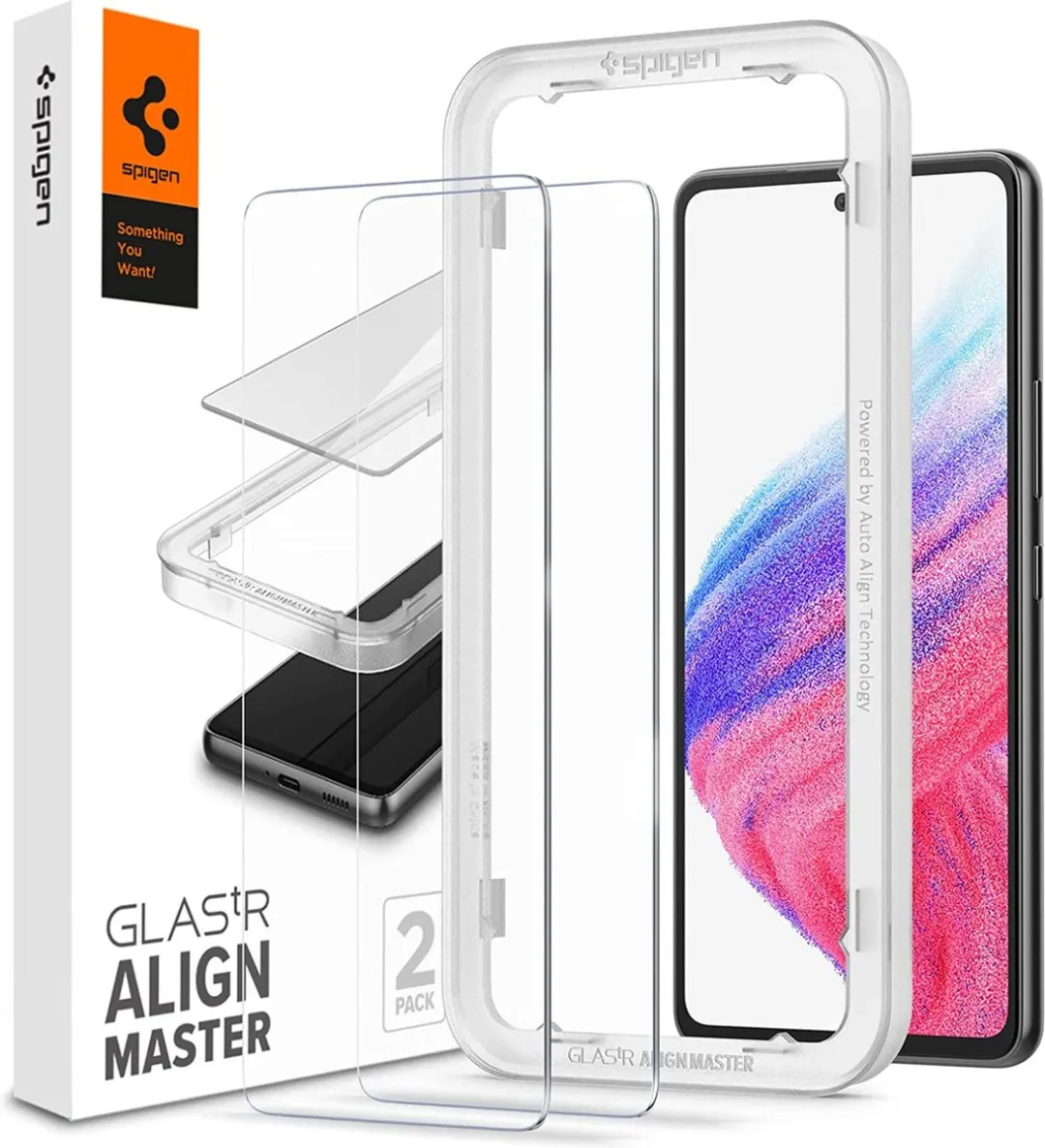 Spigen AlignMaster Glas tR Screenprotector AGL04306 - 2 Stuks
