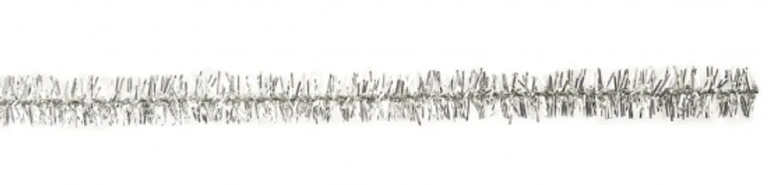Rayher Chenille Draad Zilver Glitters 20 Stuks