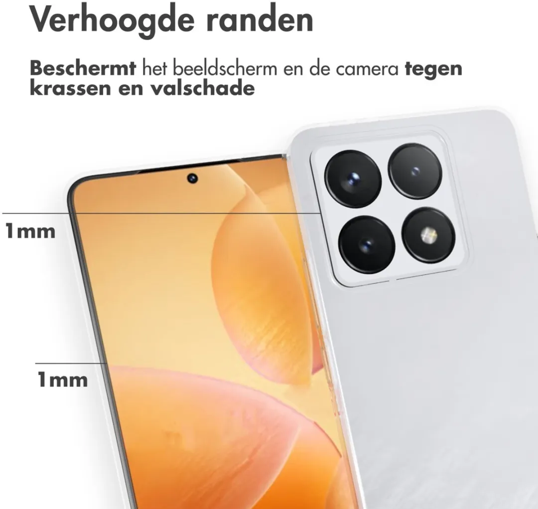 Accezz Hoesje Xiaomi 14T - Transparant