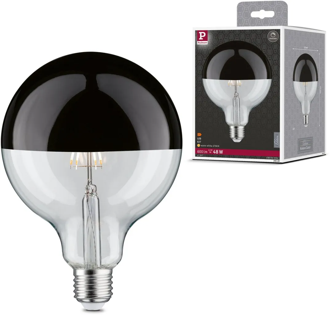 Paulmann Modern Classic Edition LED Globe Kopspiegel E27 600lm 6,5W