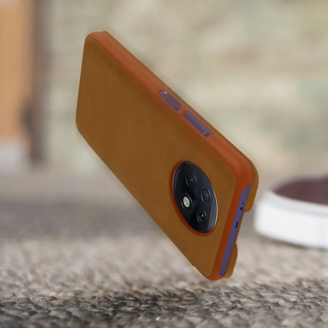 Nillkin Qin Hoes Xiaomi Redmi Note 9T 5G - Bruin - 2 Pasjes - afbeelding 6 van 6