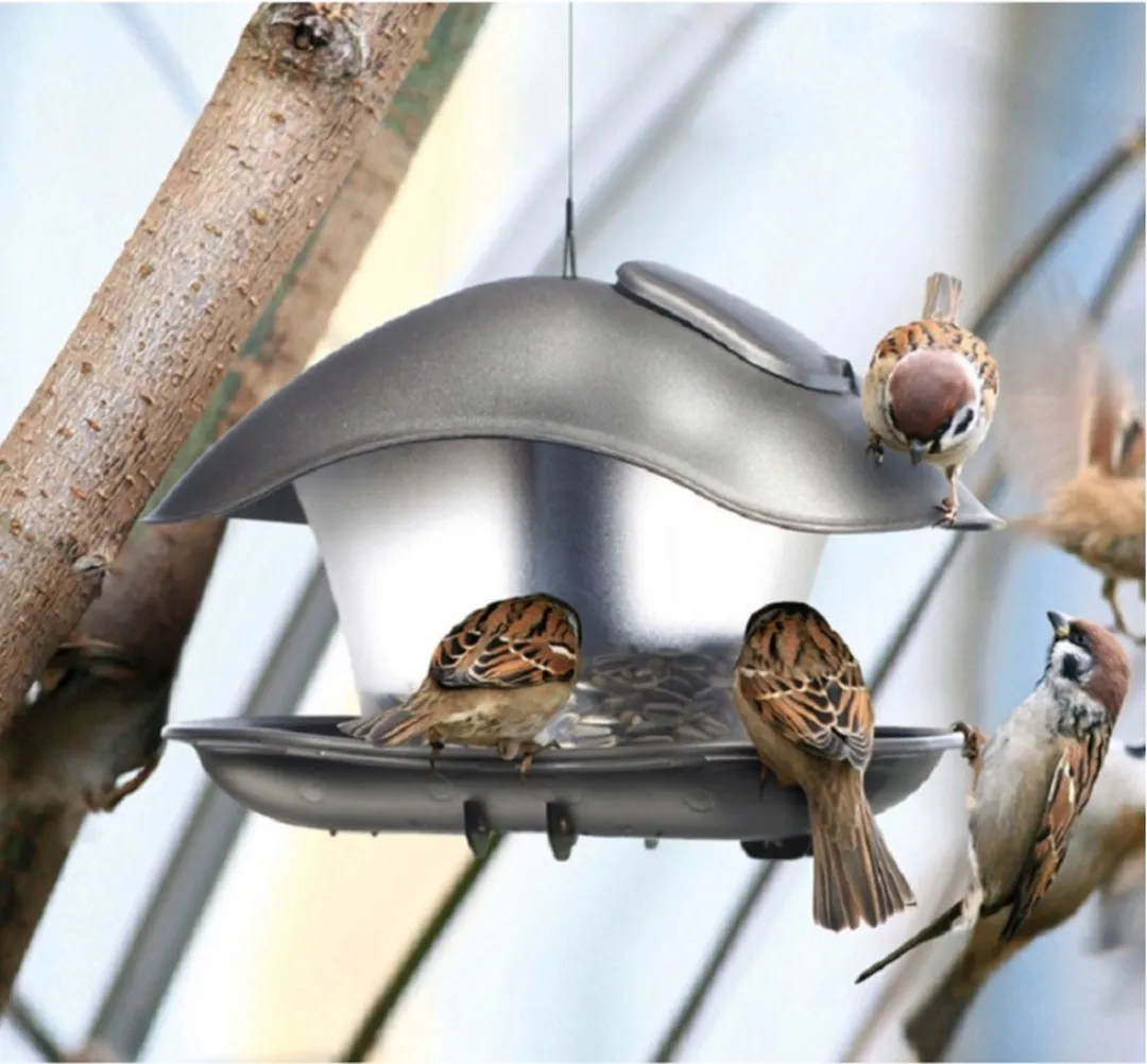 Prosperplast Birdyfeed IBFS-S433 Vogelvoederhuisje - Grijs