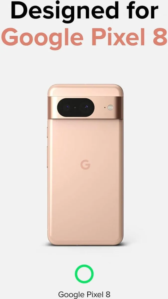 Ringke Fusion Google Pixel 8 Hoesje - Matte Transparant - afbeelding 6 van 6