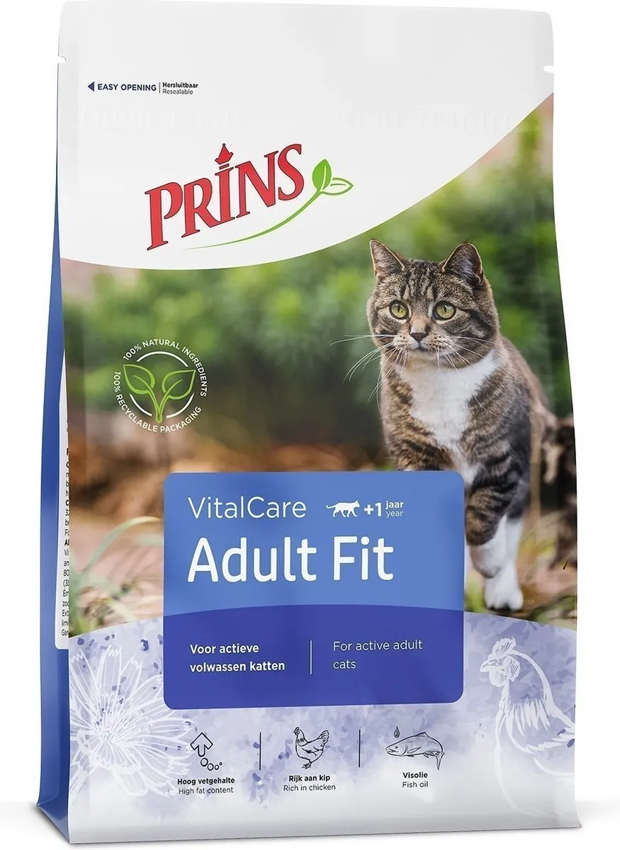 Prins VitalCare Adult Fit Kattenvoer 10kg