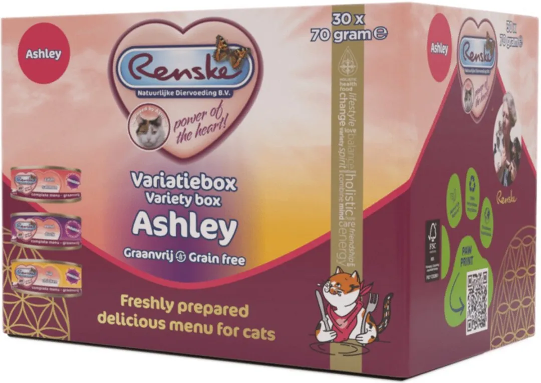 Renske Vers Kat Variatiebox Ashley 30x70g