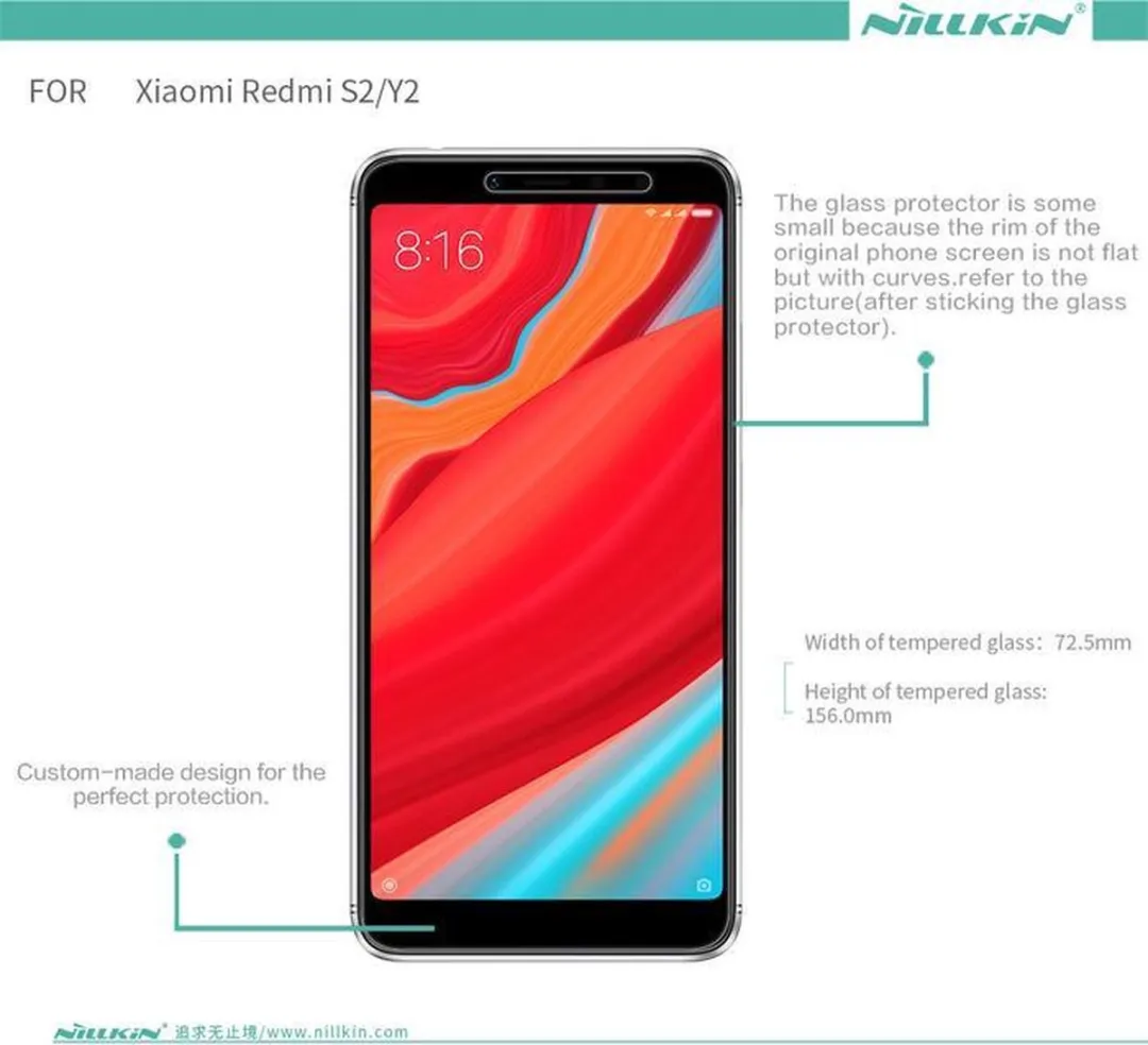 Nillkin DisplayFolio Tempered Glass 9H Xiaomi Redmi S2