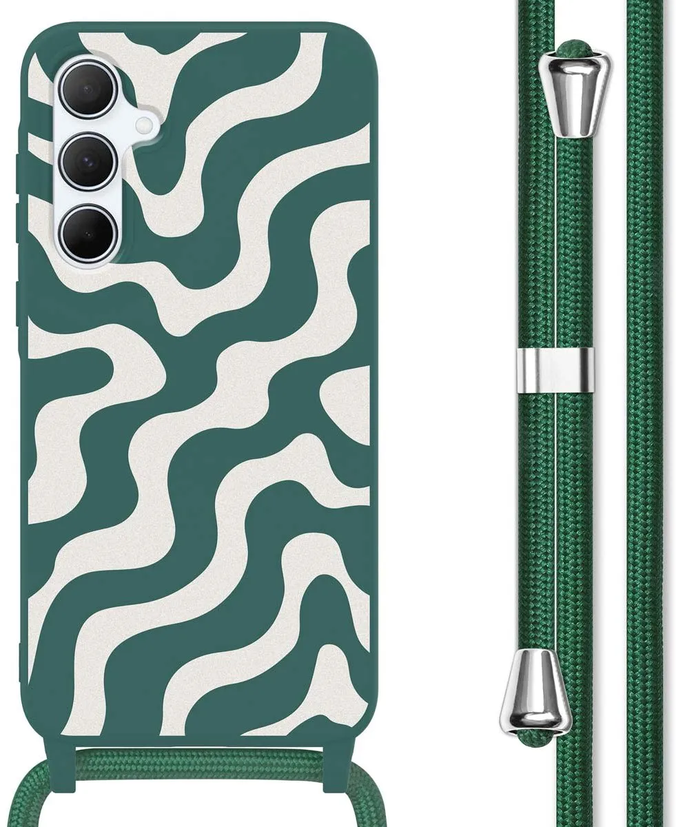 Imoshion Hoesje Samsung Galaxy A55 - Petrol Green Groovy
