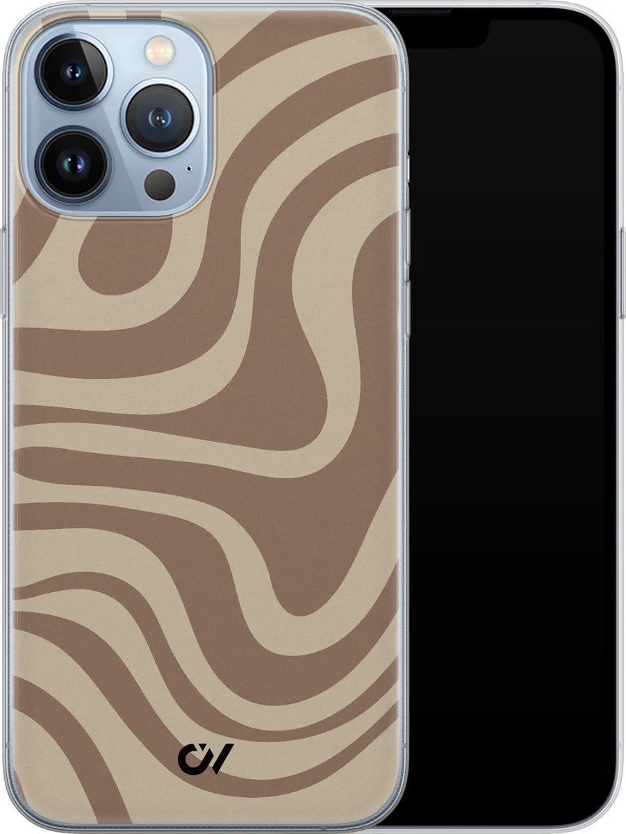 Casevibes iPhone 13 Pro Max Hoesje A/13PM/UV/022 - Bruin
