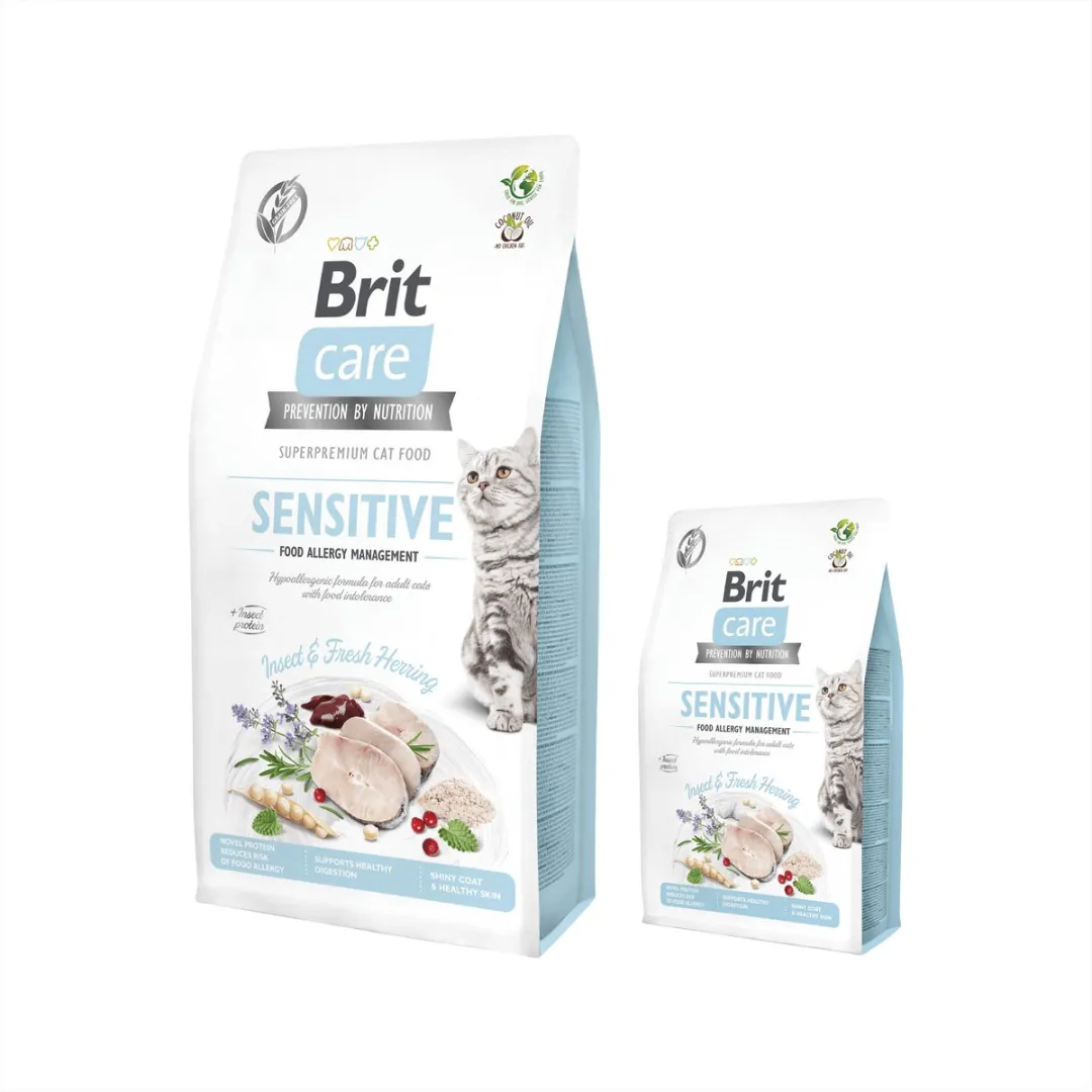 Brit Care Sensitive Food Allergy Management Haring&Insecten - Kattenvoer - 7 kg
