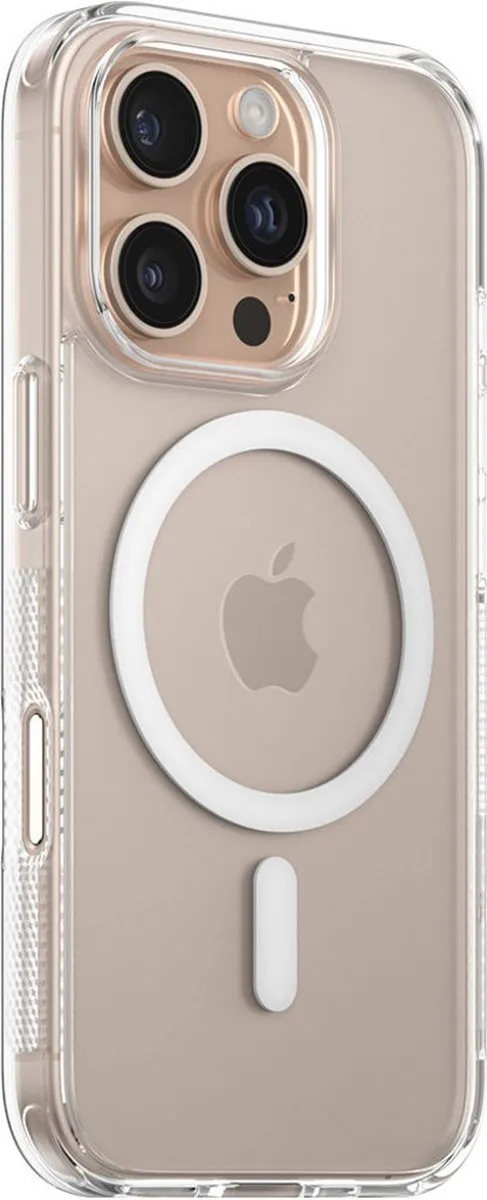PanzerGlass iPhone 16 Pro HardCase - Transparant Wit - MagSafe