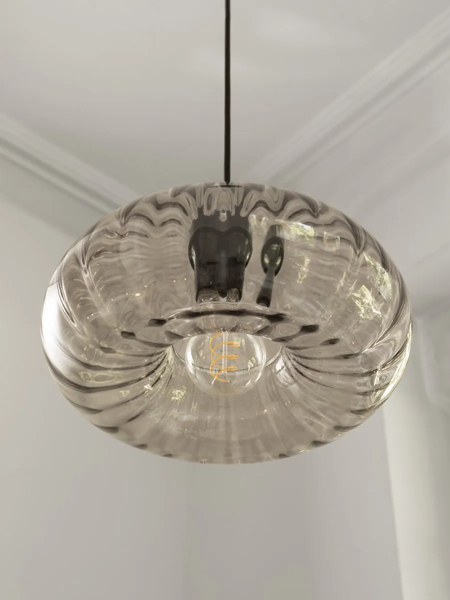 Osram Decor Rookglas Hanglamp E27 - 280mm - Zwart