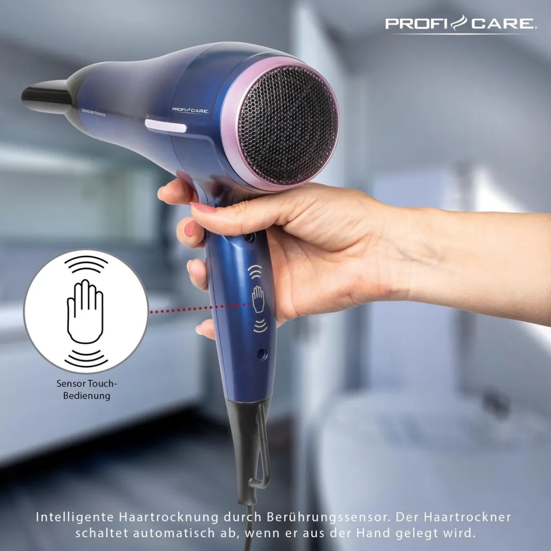 Bomann ProfiCare HTD3030 Haardroger 2200W - Blauw/Zwart