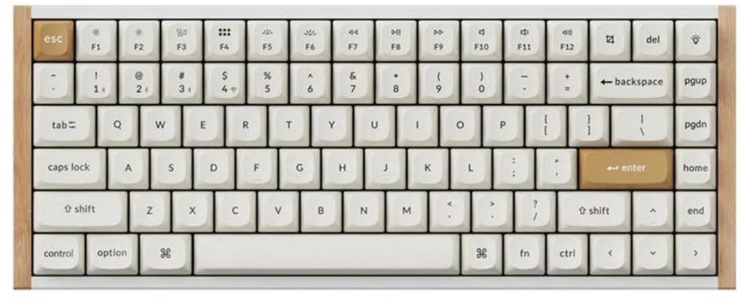 Keychron K2 HE K2H-Q1 Toetsenbord - Wit