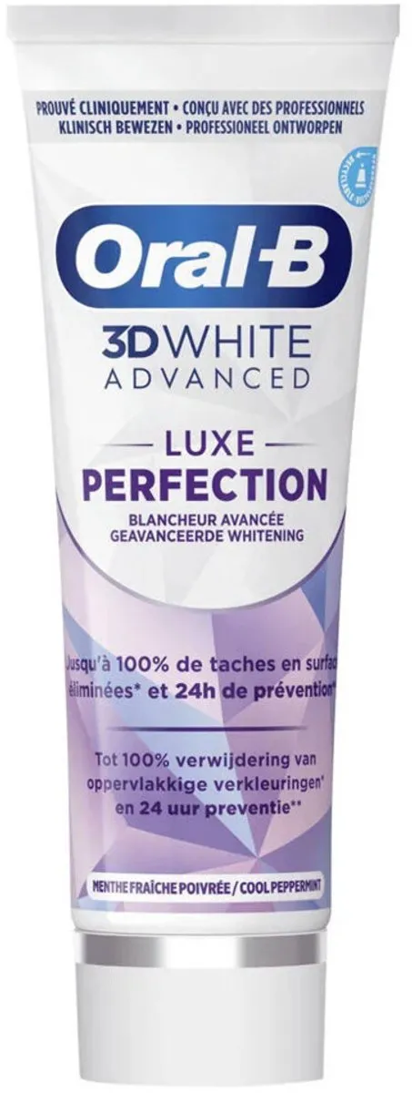 Oral-B 3D White Luxe Perfection Tandpasta - 4x100ml