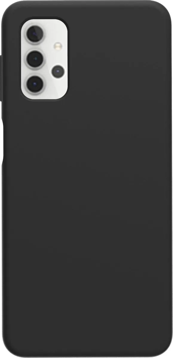 Azuri Samsung Galaxy A32 5G Siliconen Hoesje - Zwart