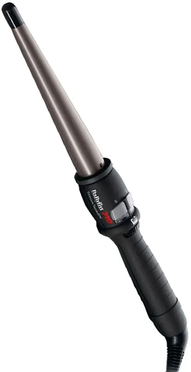 BaBylissPRO Tourmaline Conisch Krultang 13-25mm - Zwart
