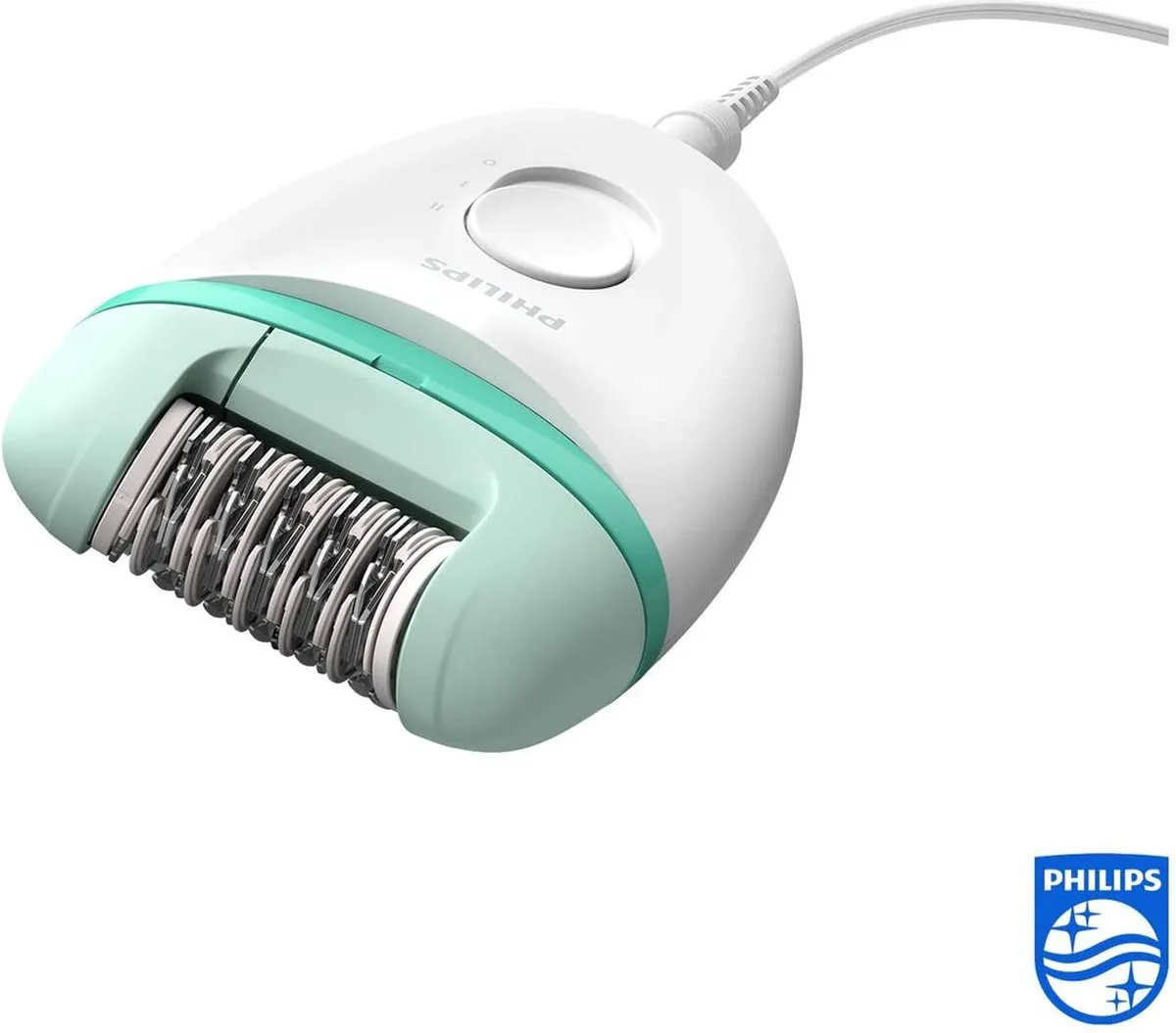Philips Satinelle Essential BRE224/00 Epilator - Wit/ Groen