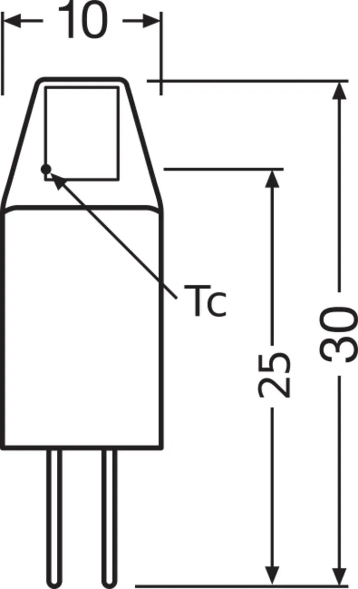Osram LED Pin Micro Capsule G4 1W 100lm - Zeer Warm Wit - afbeelding 6 van 6