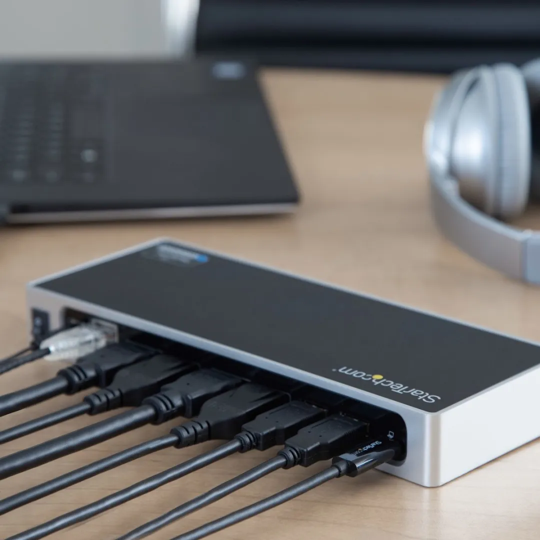 Startech DK30A2DH Hybride USB-C Docking Station - 6x USB 3.0 - 4K - Zwart