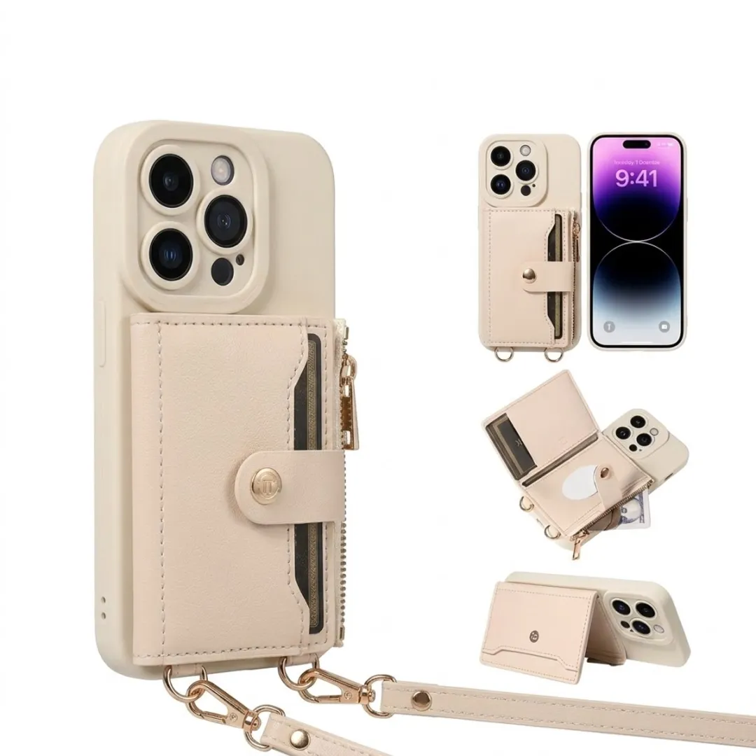 NUVEX iPhone 15 Pro Hoesje met Portemonnee