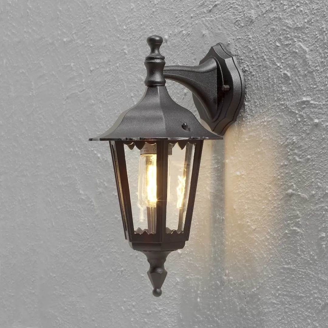 Konstsmide Firenze Wandlamp 60W E27 - Matzwart