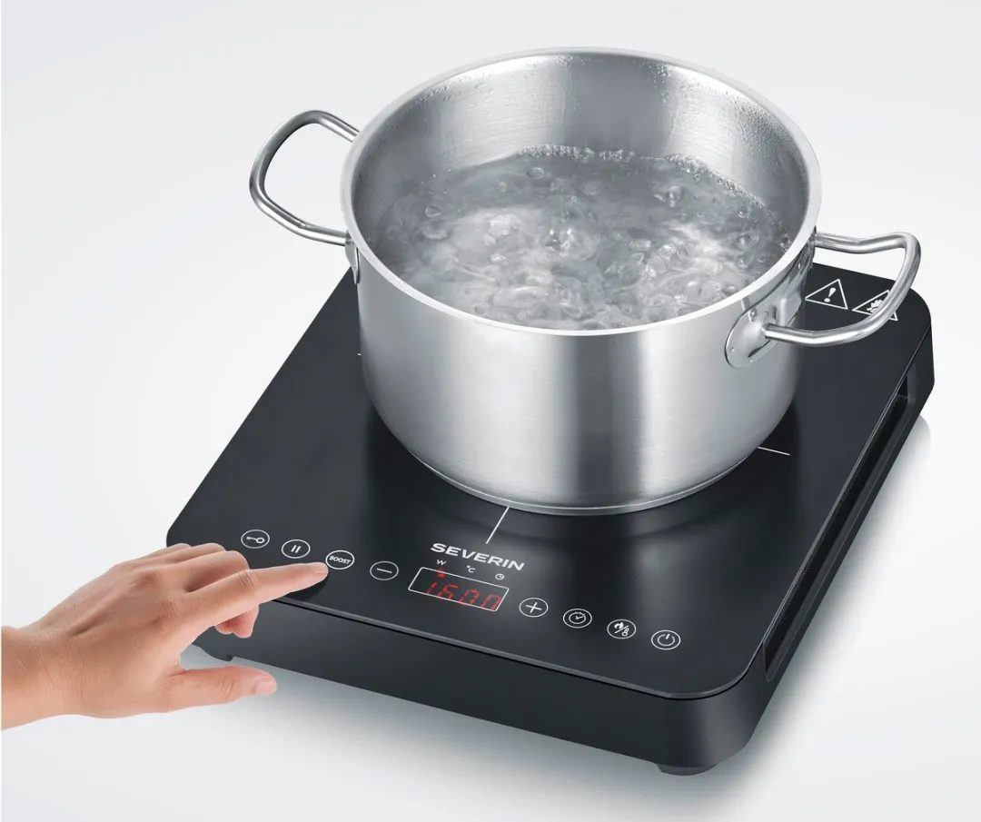 Severin KP 1025 Inductiekookplaat 1-pits - Ø22cm - 10 standen - Zwart