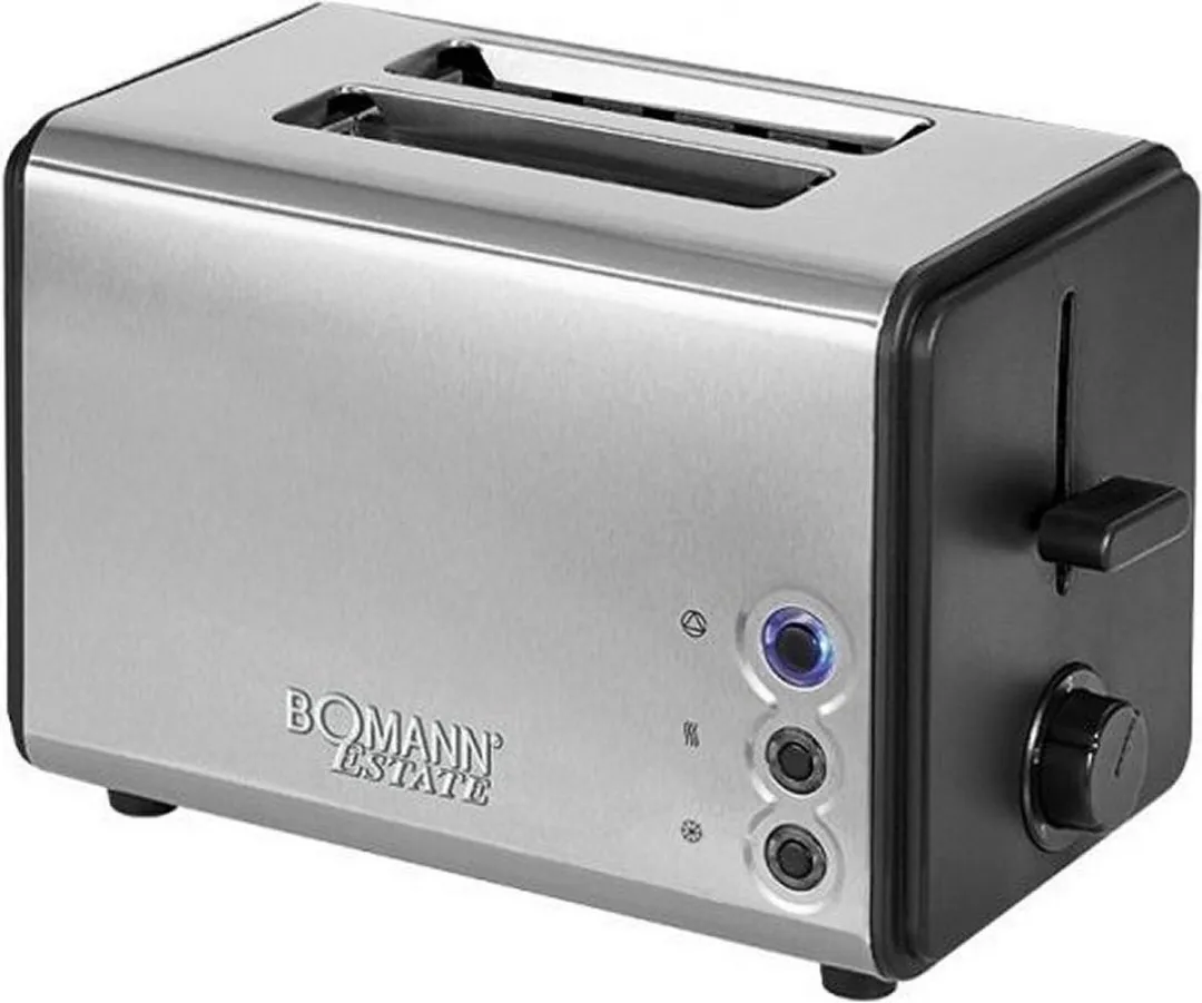 Bomann TA1371CB Broodrooster 2 Stuks - 850W - Zwart - afbeelding 2 van 4