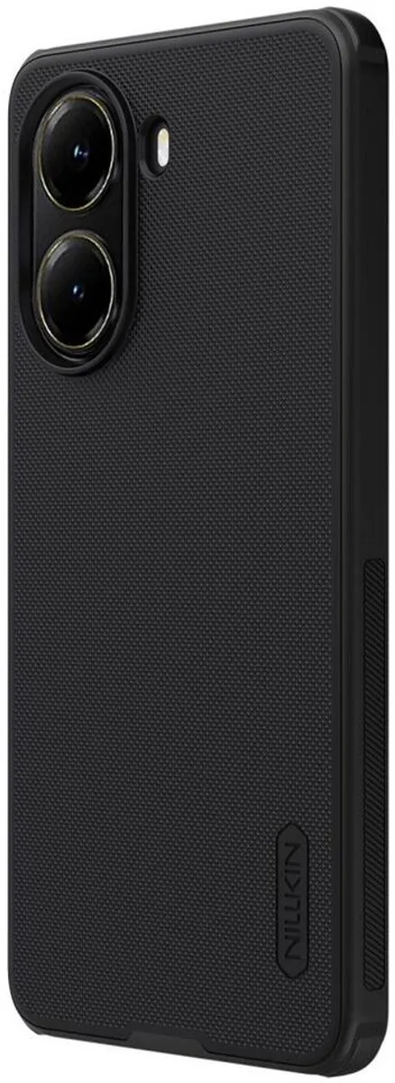 Nillkin Frosted Shield Hoesje Zwart - MagSafe/Qi2 - Xiaomi Poco F7 Pro