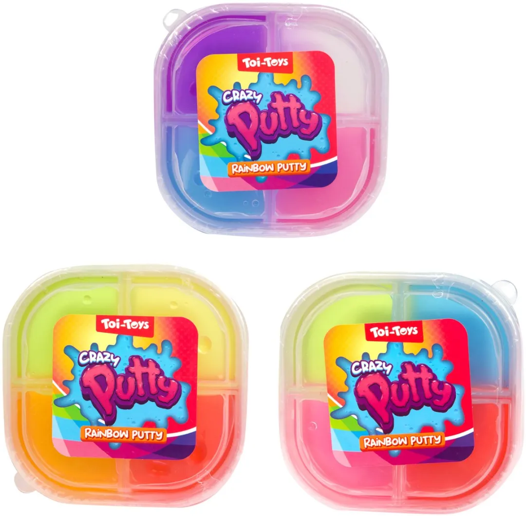 Toi-Toys Fun Glitter Putty Quattro - Multi kleuren