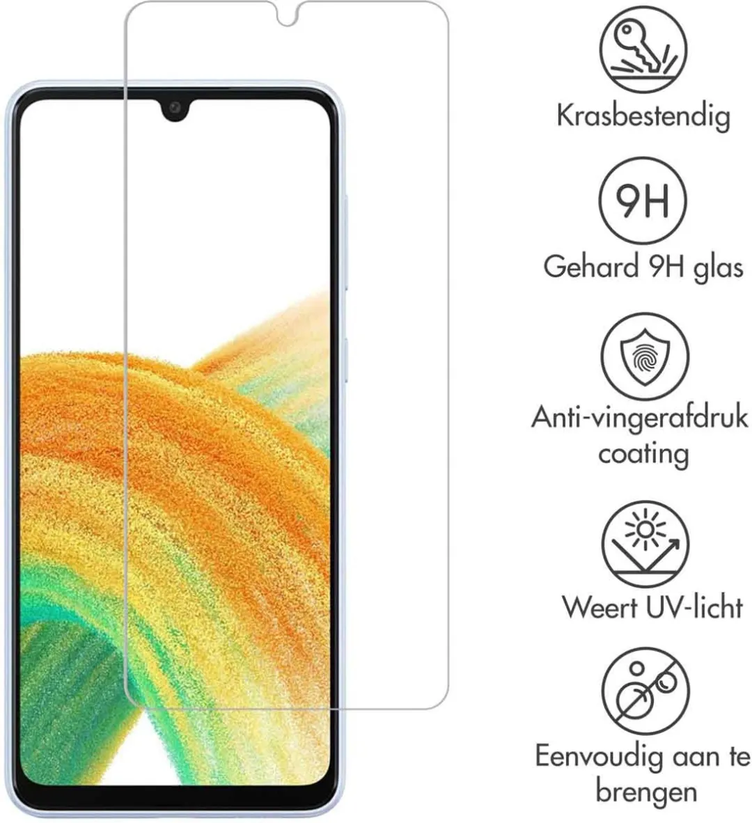 Imoshion Screenprotector Gehard Glas Duopack - Samsung Galaxy A34 5G