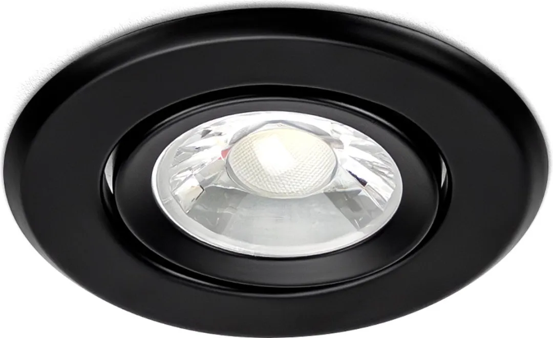 Solistech Inbouw GU10 LED Spot 2 Stuks - Ø75mm - Zwart - afbeelding 6 van 6