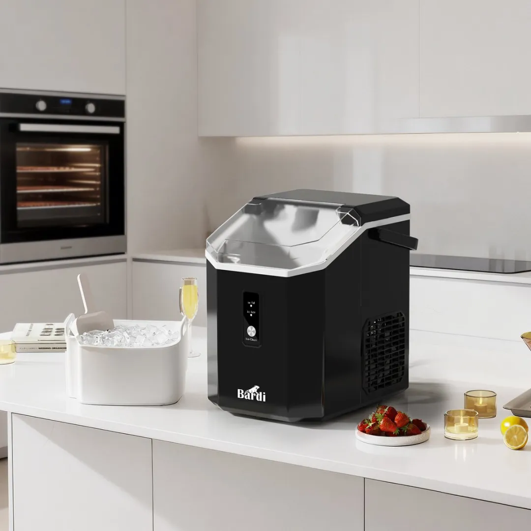 Bardi Nugget IJsblokjesmachine 1.1L - 15kg/24u - Zwart
