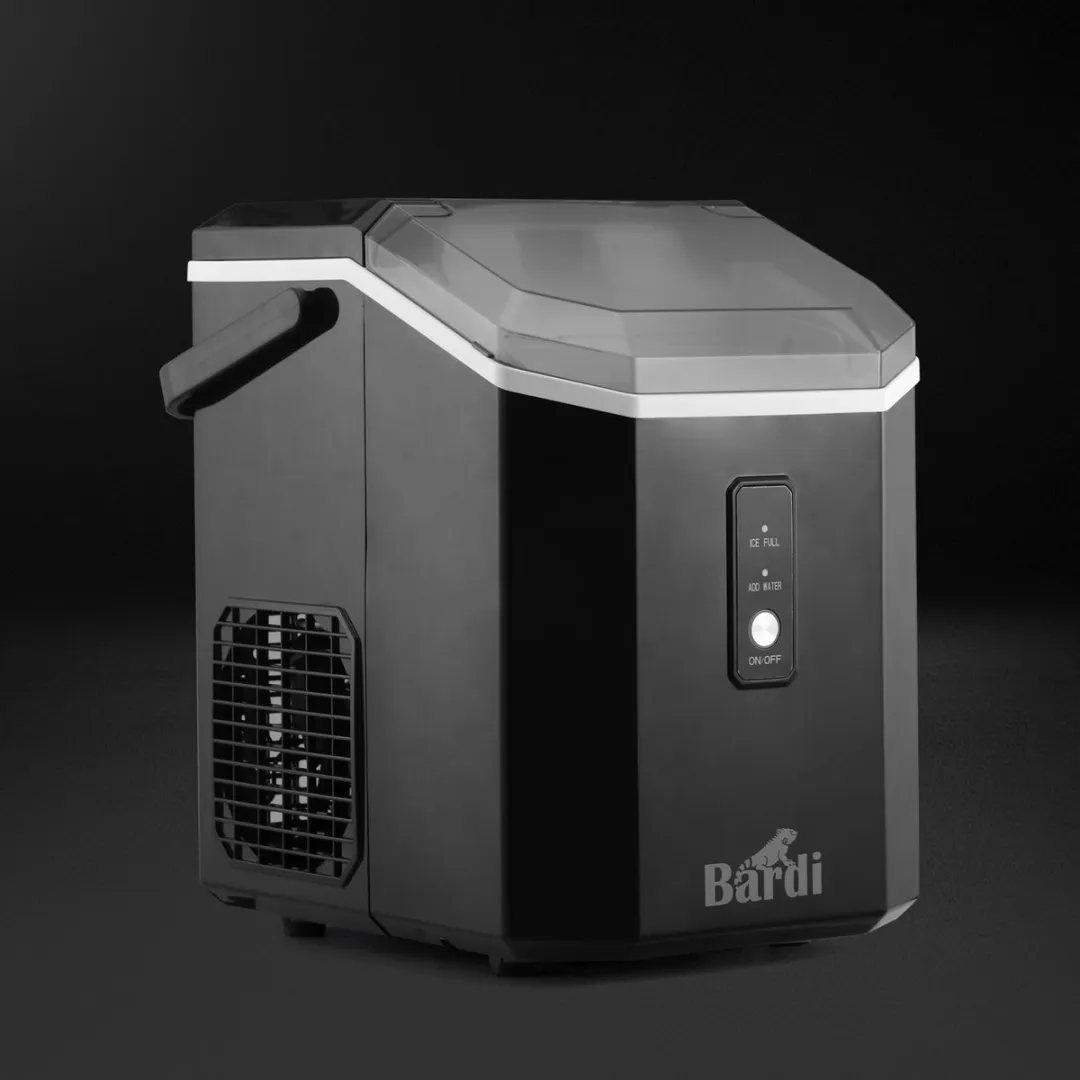 Bardi Nugget IJsblokjesmachine 1.1L - 15kg/24u - Zwart