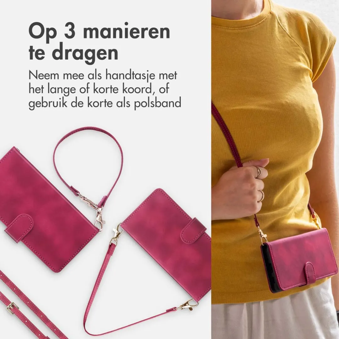 Imoshion Bookcase Hoesje Samsung Galaxy S25 Plus - 3 Pasjes - Rood