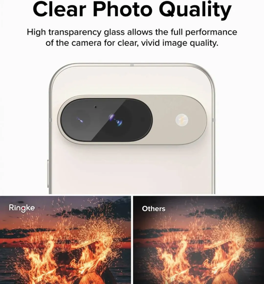 Ringke Camera Lens Protector Google Pixel 9 - 3 Stuks