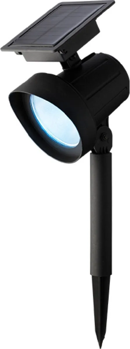 Lumineo Solar Spotlights 6x - Zwart - 31cm - Multicolor