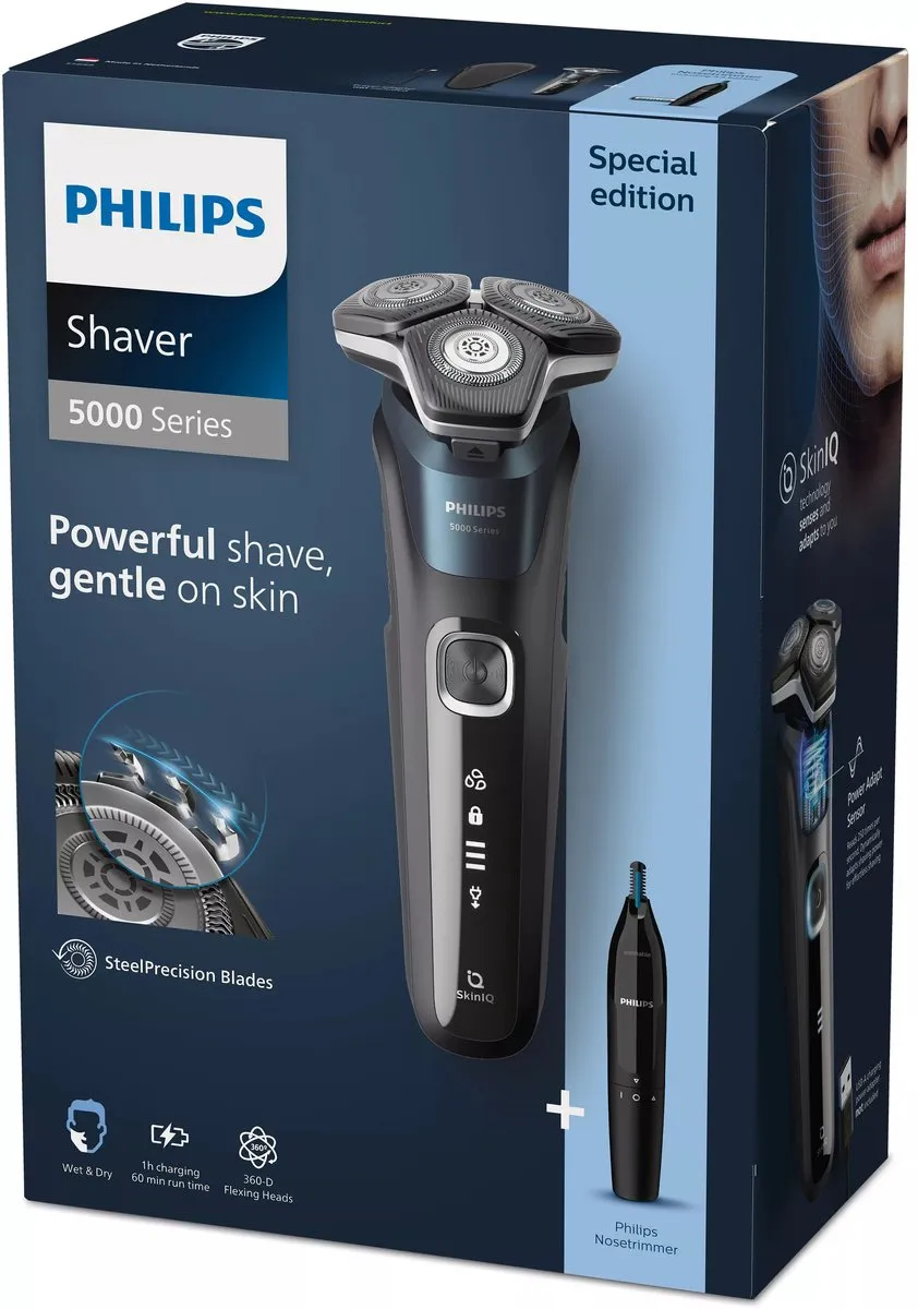 Philips S5889/11 Series 5000 Scheerapparaat - 3 Mesjes - Zwart - afbeelding 6 van 6