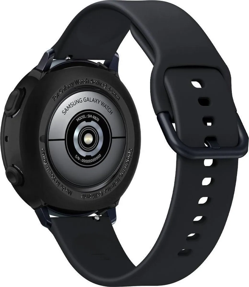 Spigen Liquid Air Case Samsung Galaxy Watch Active 2 44mm - Zwart